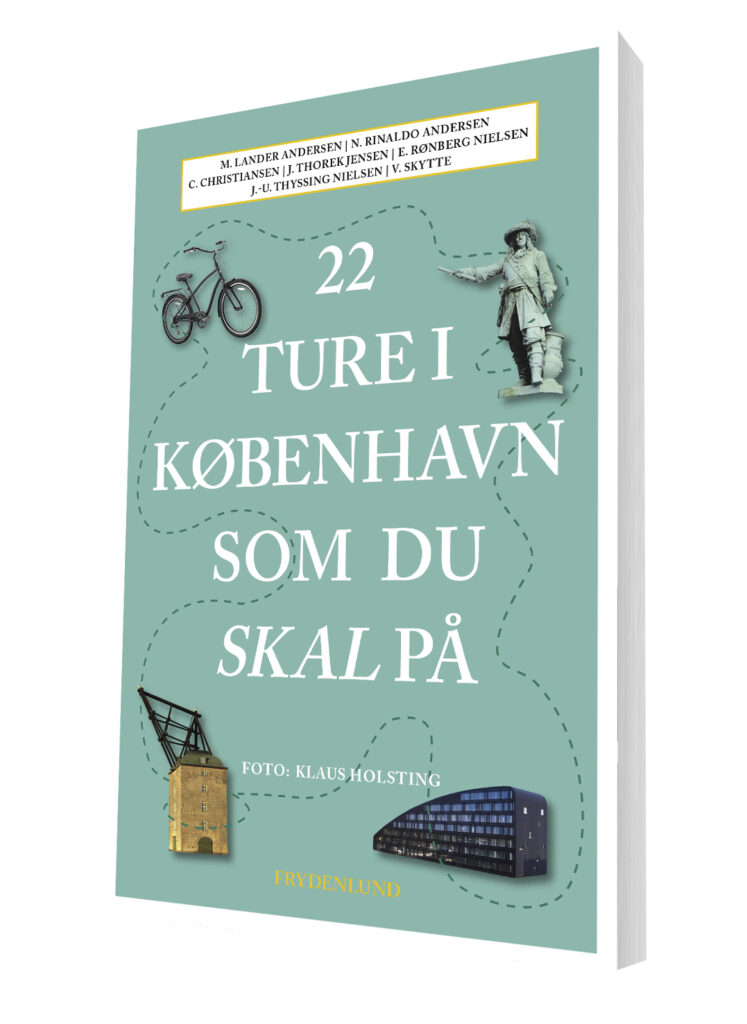 Forsiden til 22 ture i København fra forlaget Frydenlund.